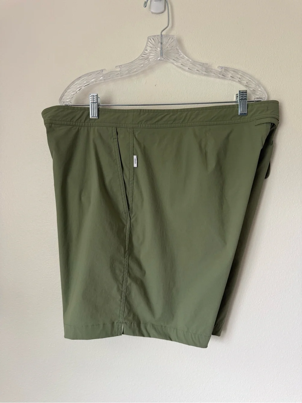 Men’s Onia Olive Green Swim Trunks in Size 38